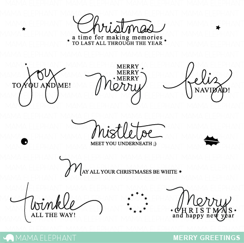 Merry Greetings Stamp Ser