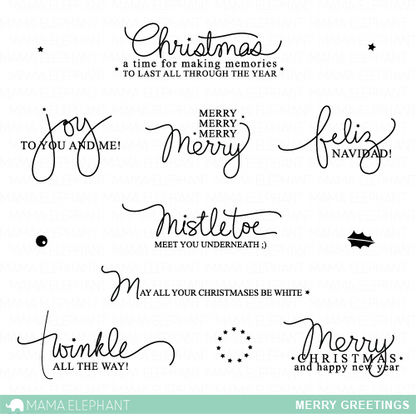 Merry Greetings Stamp Ser
