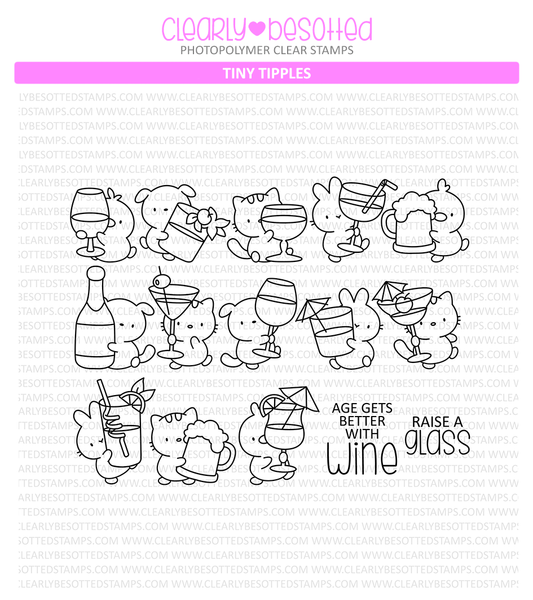 Tiny Tipples Stamp Set