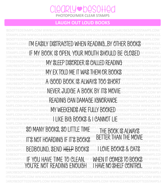 Laugh Out Loud Books Stamp Set