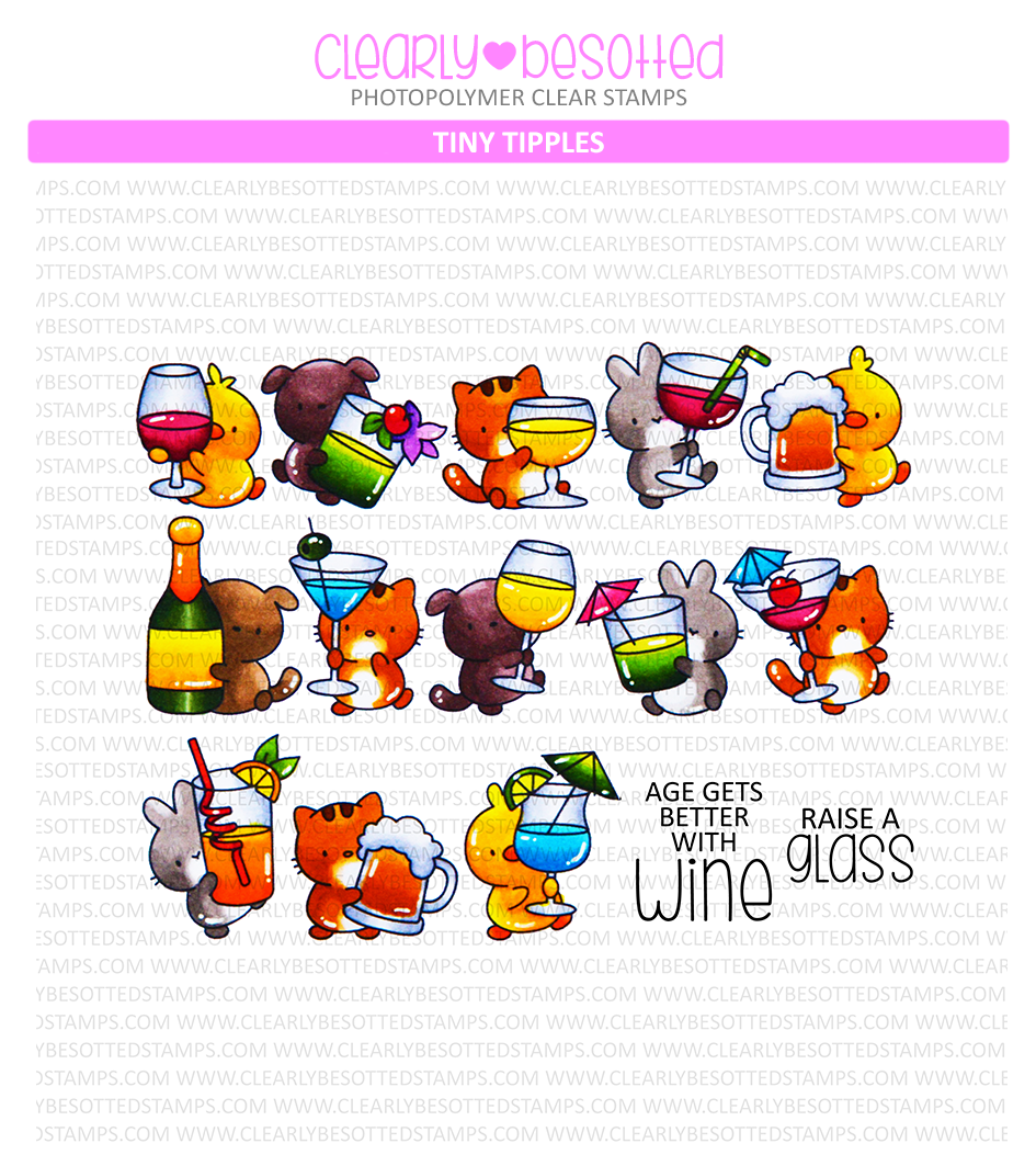 Tiny Tipples Stamp Set