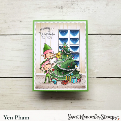 Wee Tree Trimmers Stamp Set
