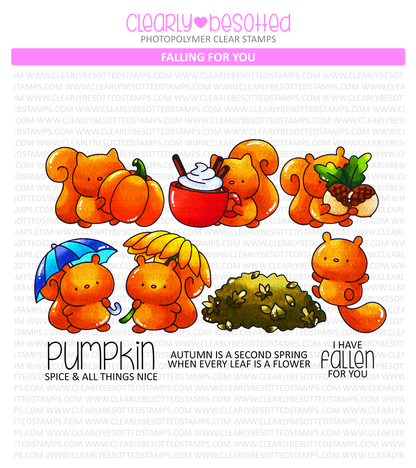 Falling For You Stamp Set