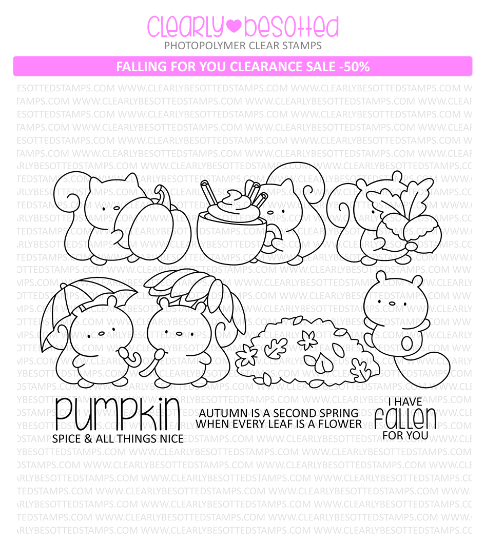 Falling For You Stamp Set