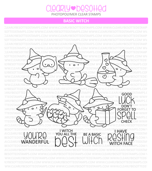 Basic Witch Stamp Set