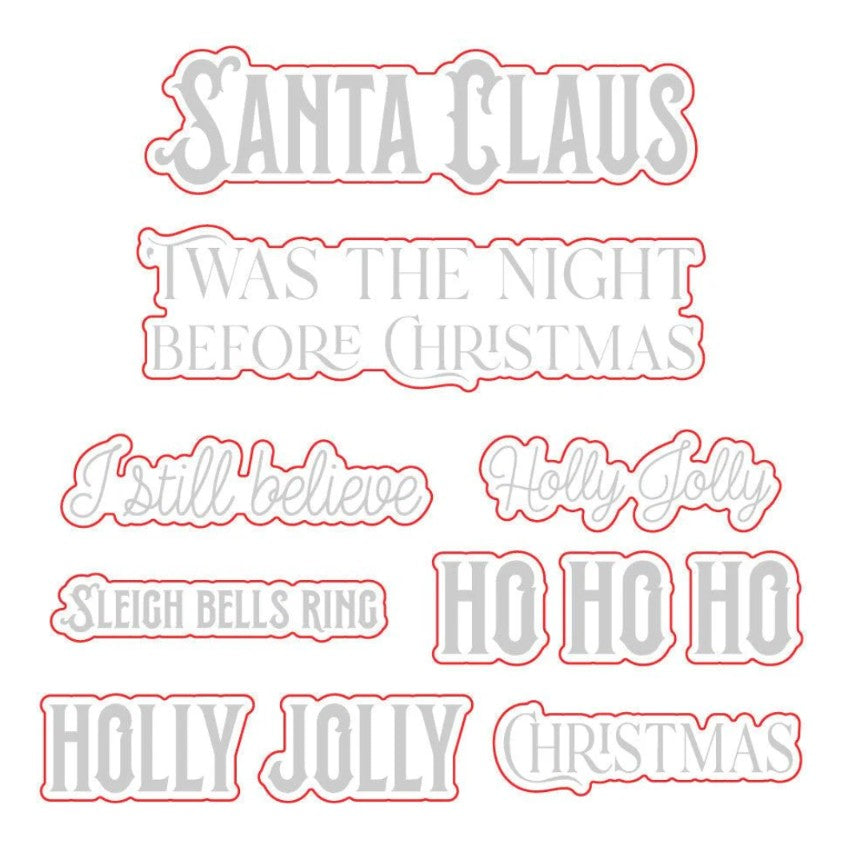 Holly Jolly Background Honey Cuts