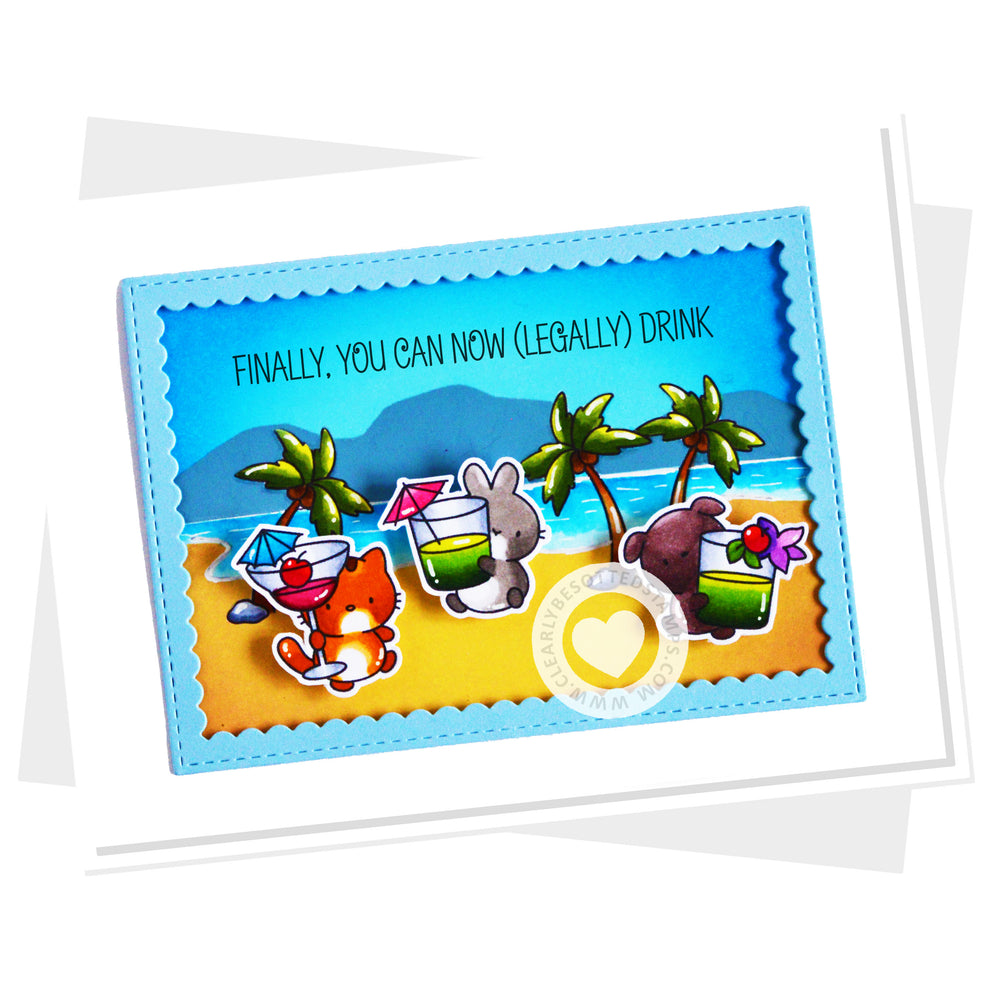 Laugh Out Loud Tipsy Stamp Set