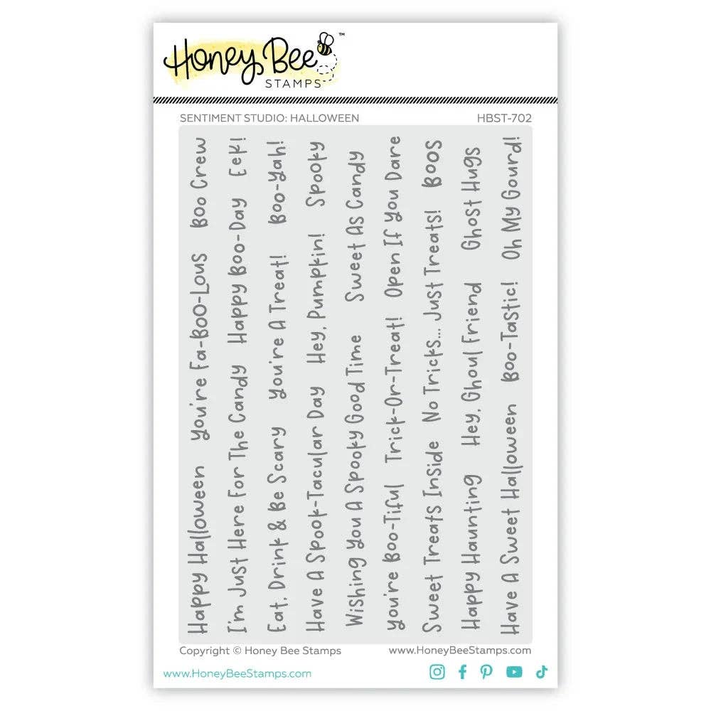 Sentiment Studio: Halloween Stamp Set