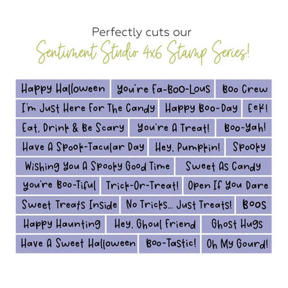 Sentiment Studio: Halloween Stamp Set