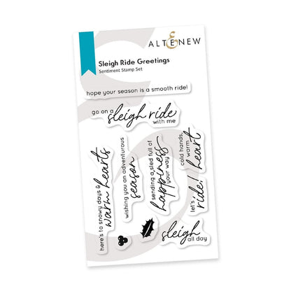 Sleigh Ride Greetings Stamp Set