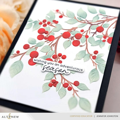 Sleigh Ride Greetings Dies 