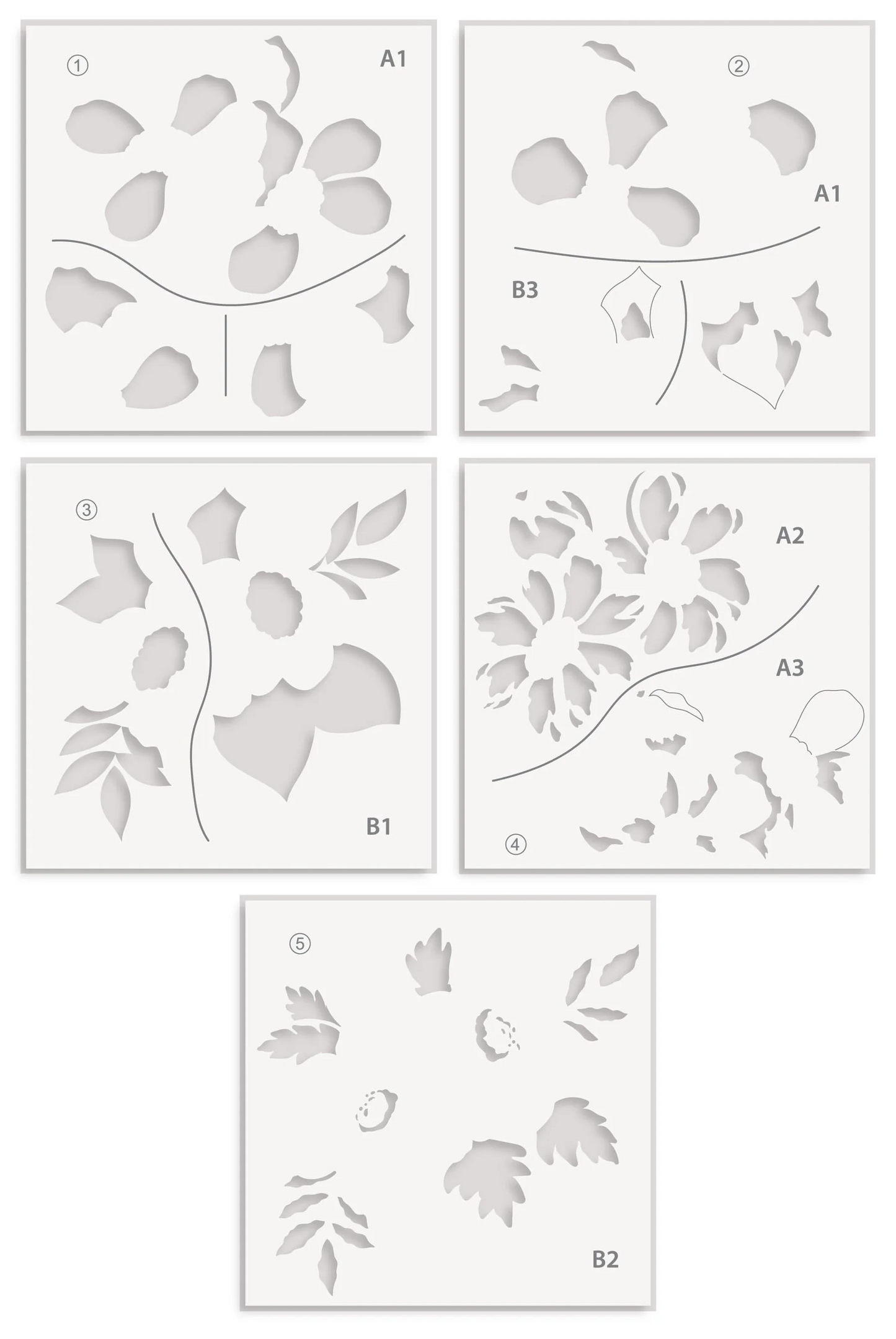 Simple Botanicals Stencils