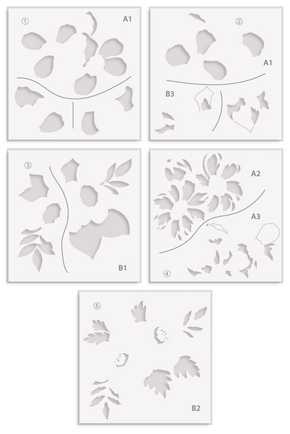 Simple Botanicals Stencils