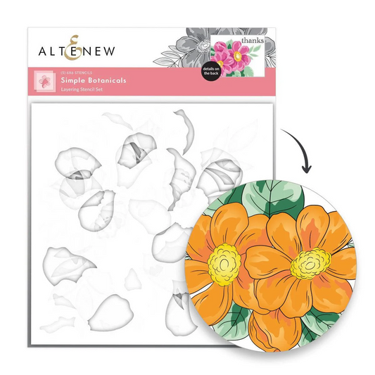 Simple Botanicals Stencils
