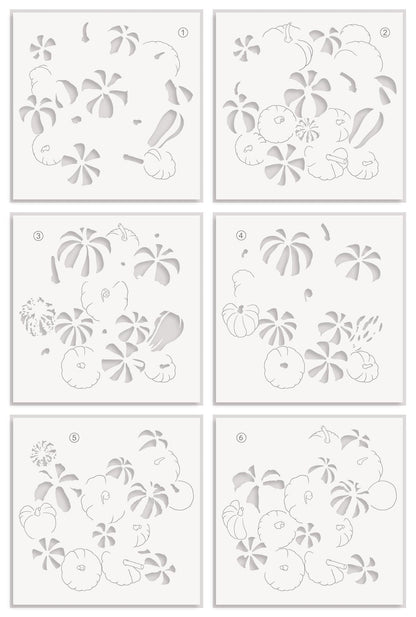 Pumpkin Patch Stencil Set