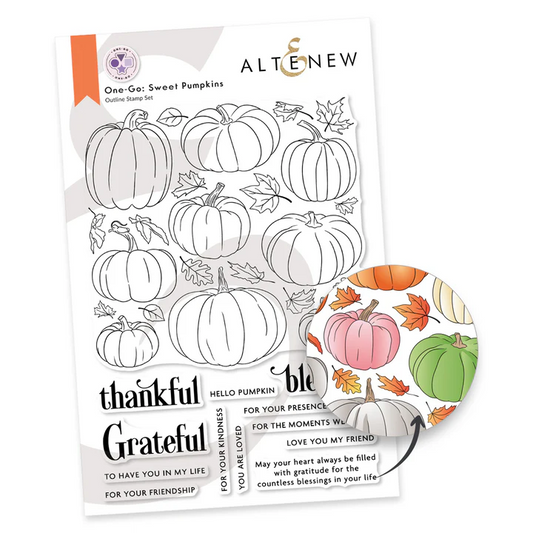 One-Go: Sweet Pumpkins Stamp Set 