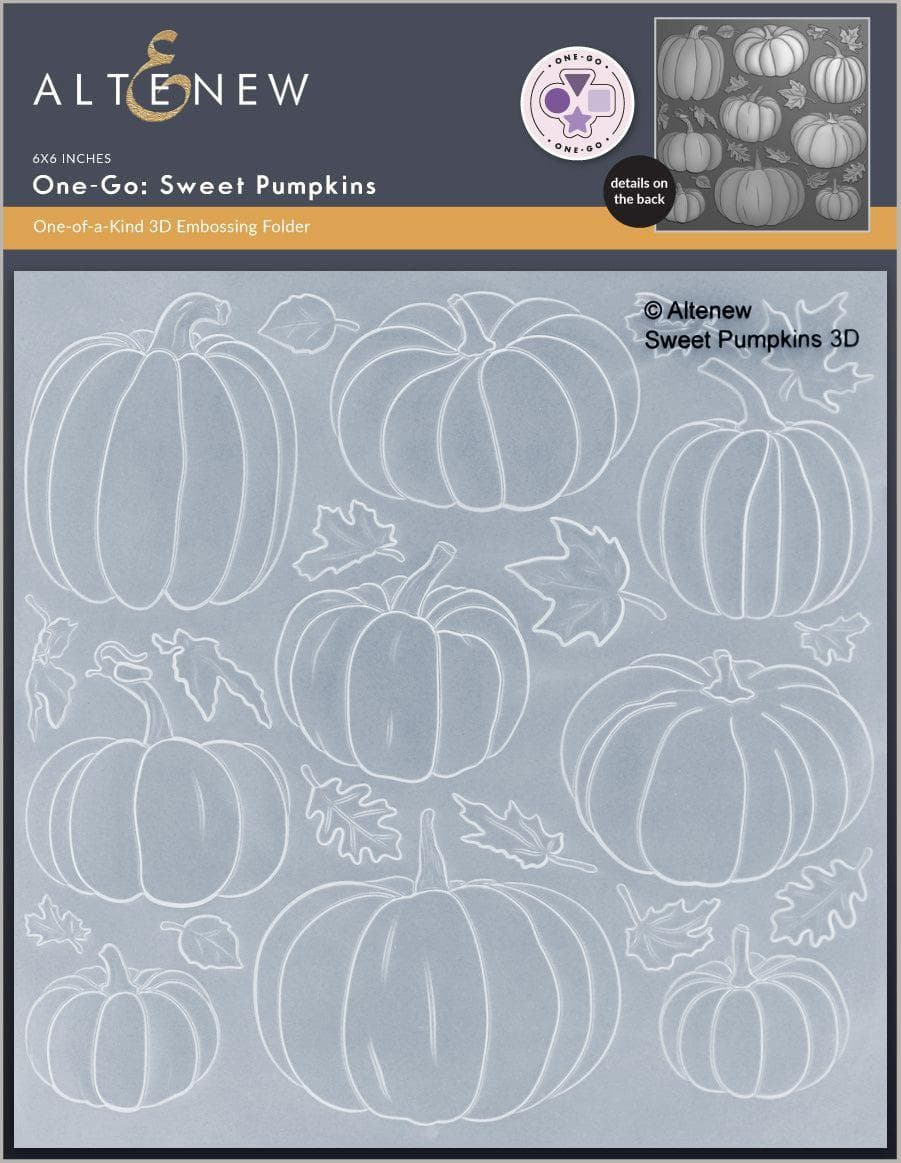 One-Go: Sweet Pumpkins Embossing Folder