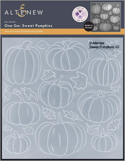 One-Go: Sweet Pumpkins Embossing Folder