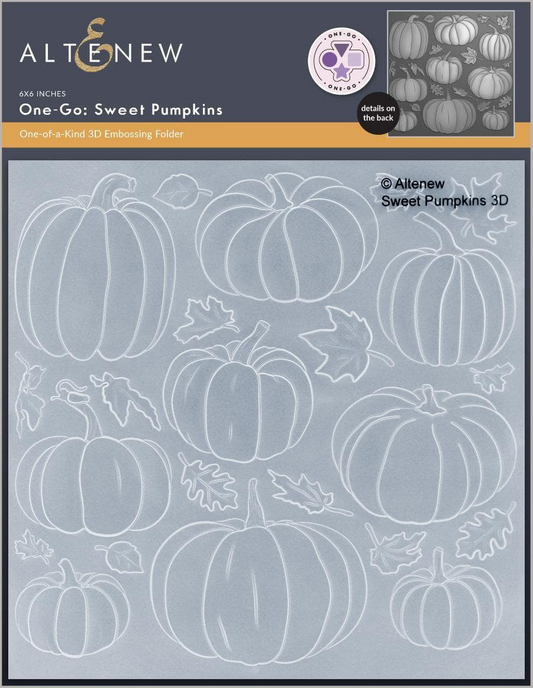 One-Go: Sweet Pumpkins Embossing Folder
