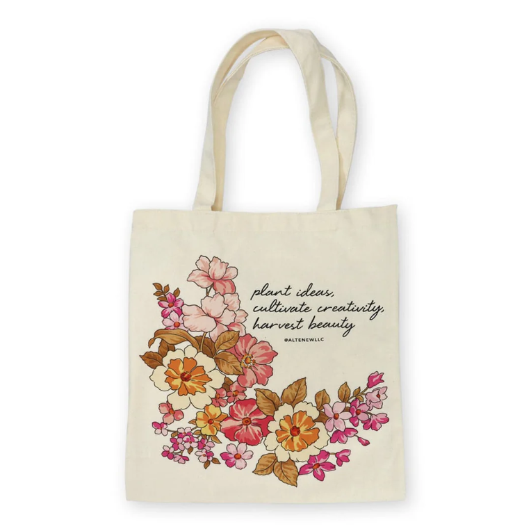 Flower Garden Tote Bag 