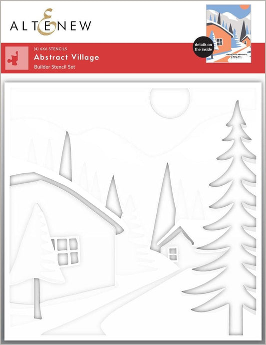 Abstract Village Builder Stencils