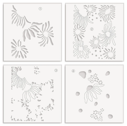 Daisy Craze Stencil Set