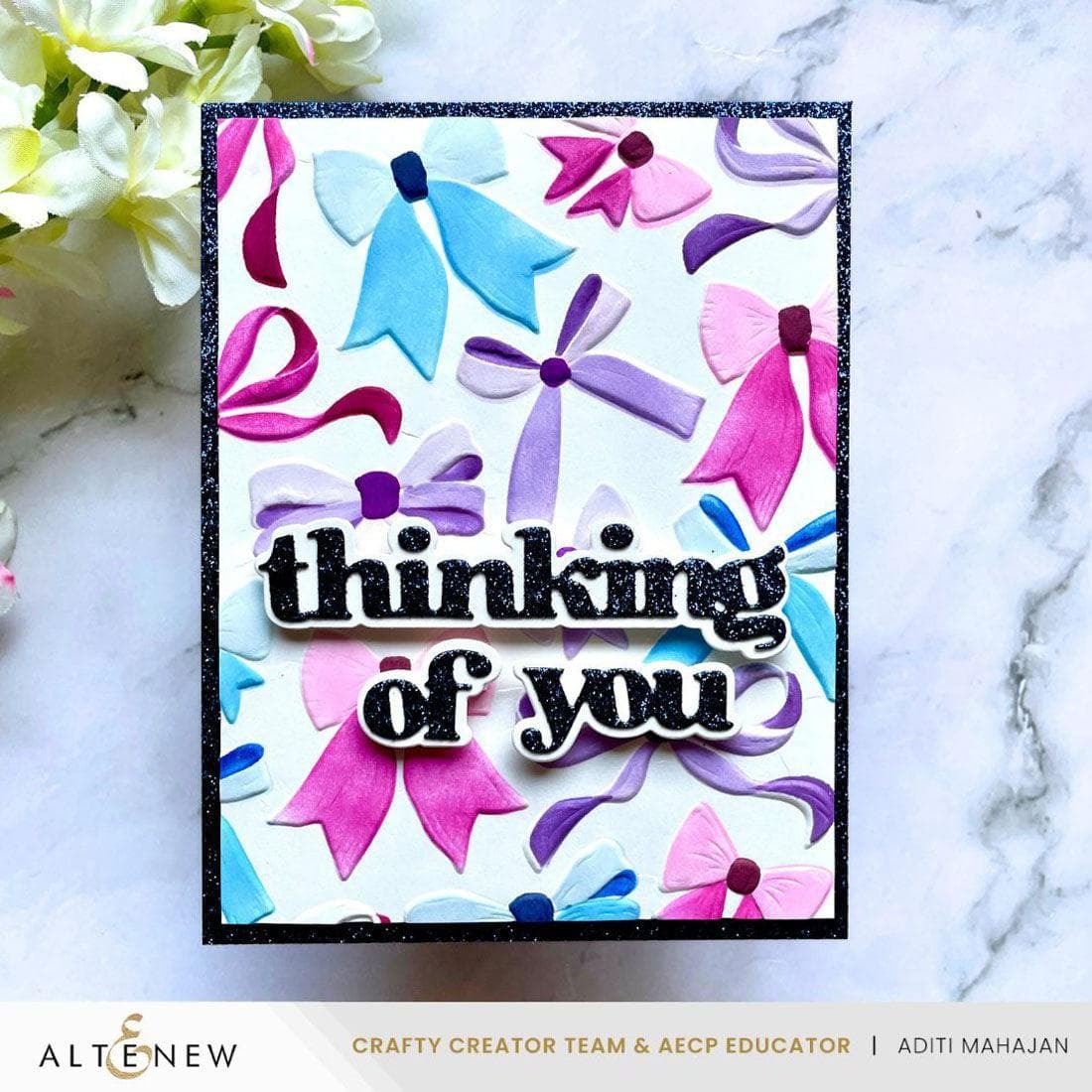 Elegant Bows 3D Embossing Folder