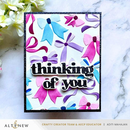 Elegant Bows 3D Embossing Folder