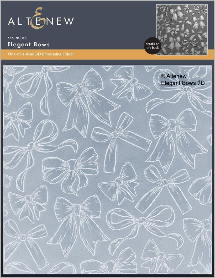 Elegant Bows 3D Embossing Folder