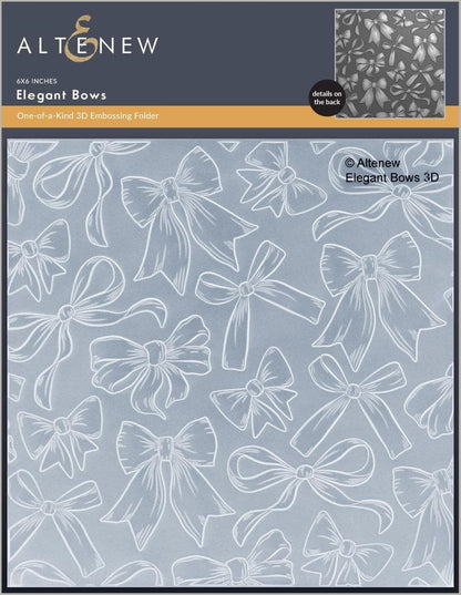 Elegant Bows 3D Embossing Folder