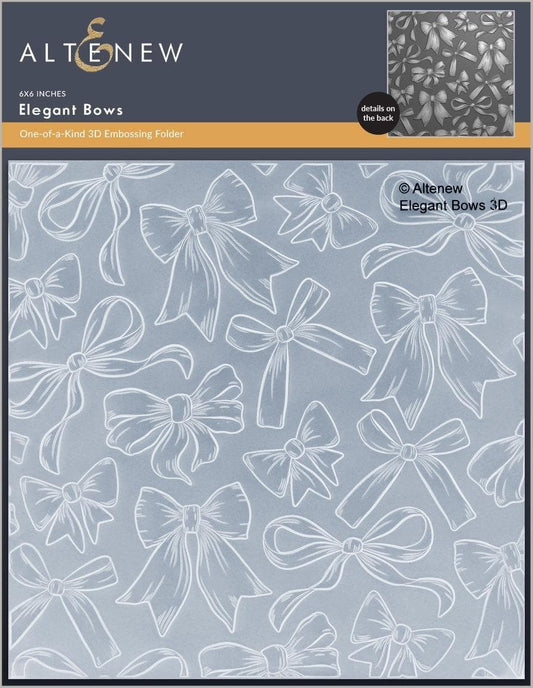 Elegant Bows 3D Embossing Folder