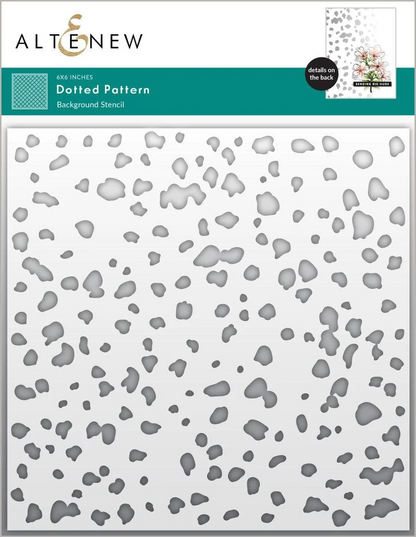 Dotted Pattern Background Stencil 