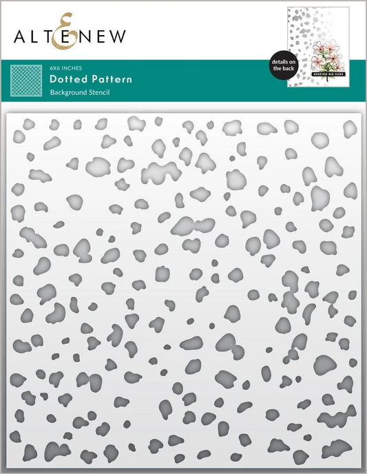Dotted Pattern Background Stencil 