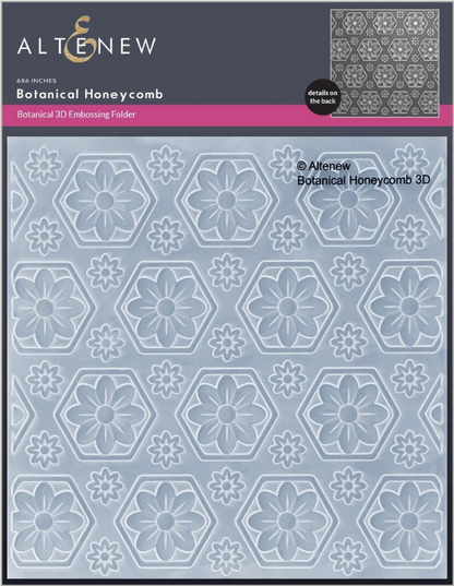 Botanical Honeycomb Embossing Folder