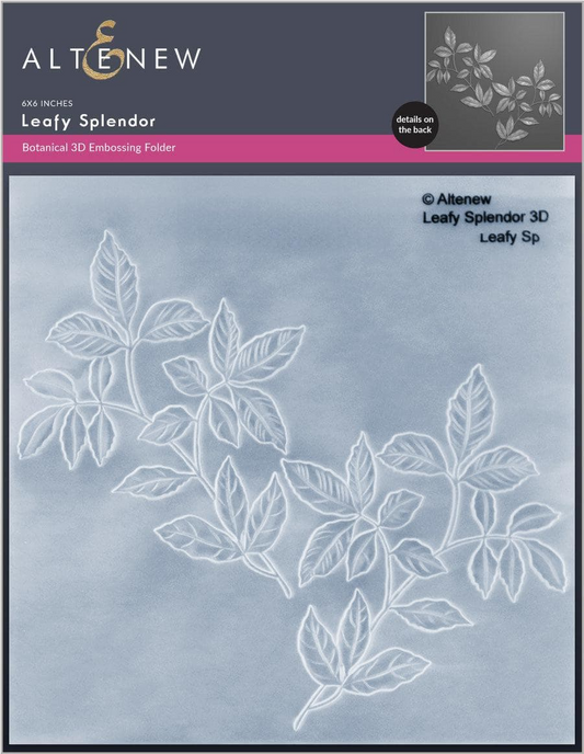 Leafy Splendor Embossing Folder