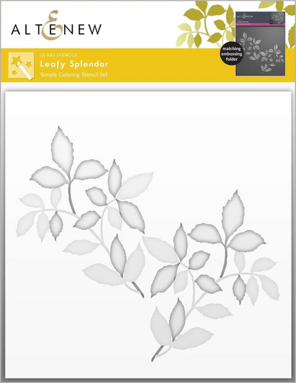 Leafy Splendor Stencils 
