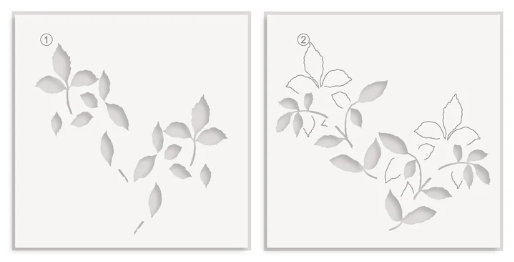 Leafy Splendor Stencils 