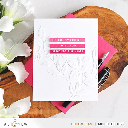 Leafy Splendor Embossing Folder
