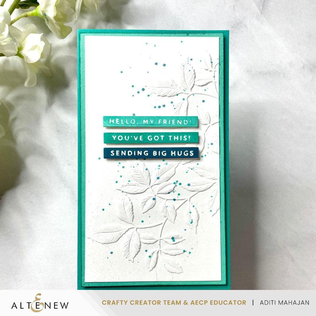 Leafy Splendor Embossing Folder