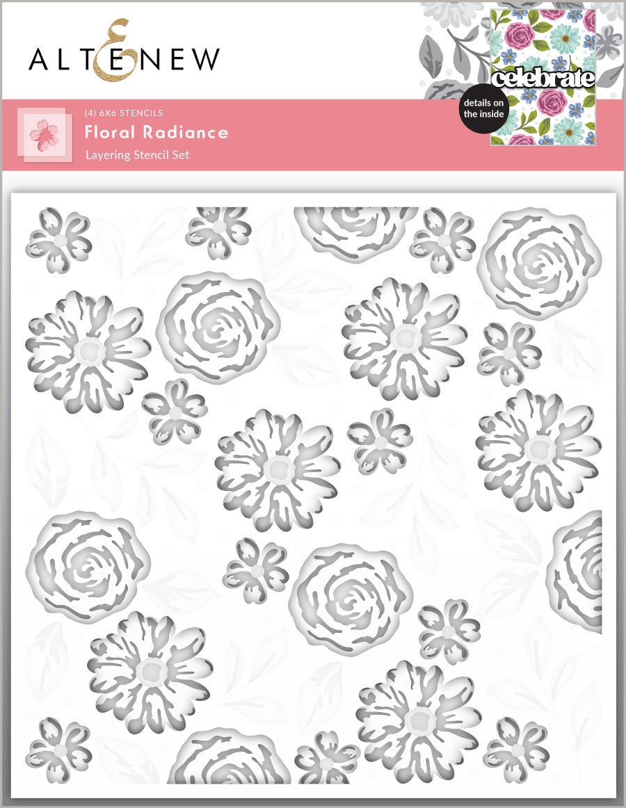 Floral Radiance Layering Stencil Set