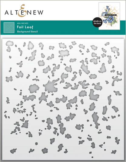 Foil Leaf Background Stencil 