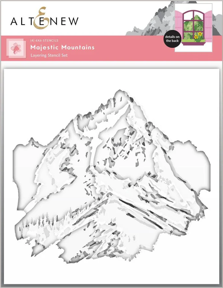 Majestic Mountains Layering Stencil Set