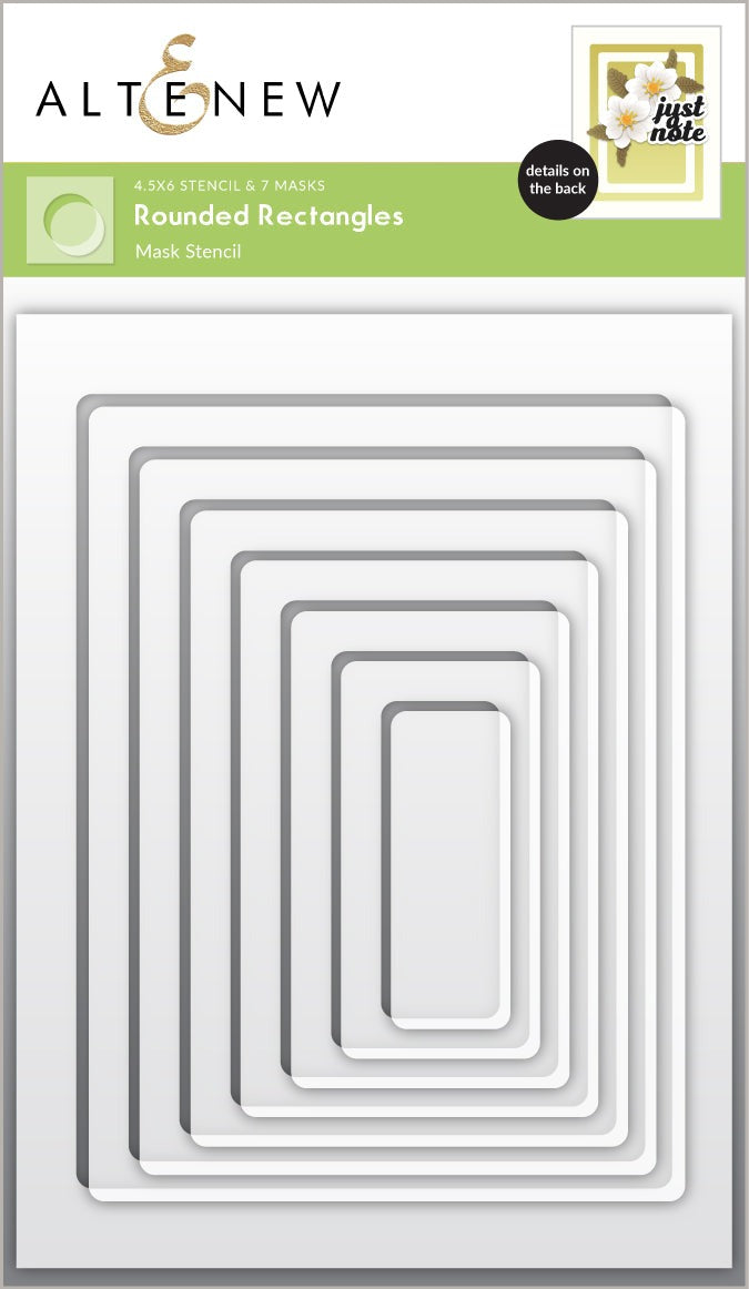 Rounded Rectangles Masks Stencil 