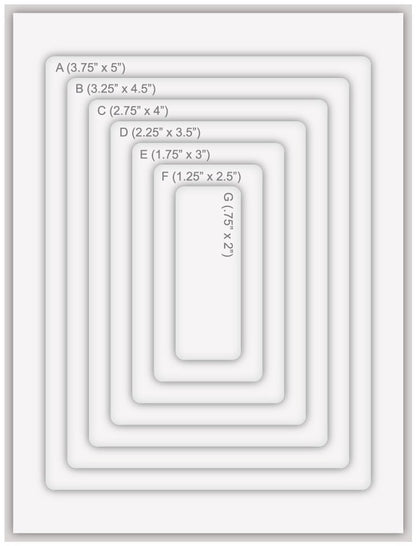 Rounded Rectangles Masks Stencil 