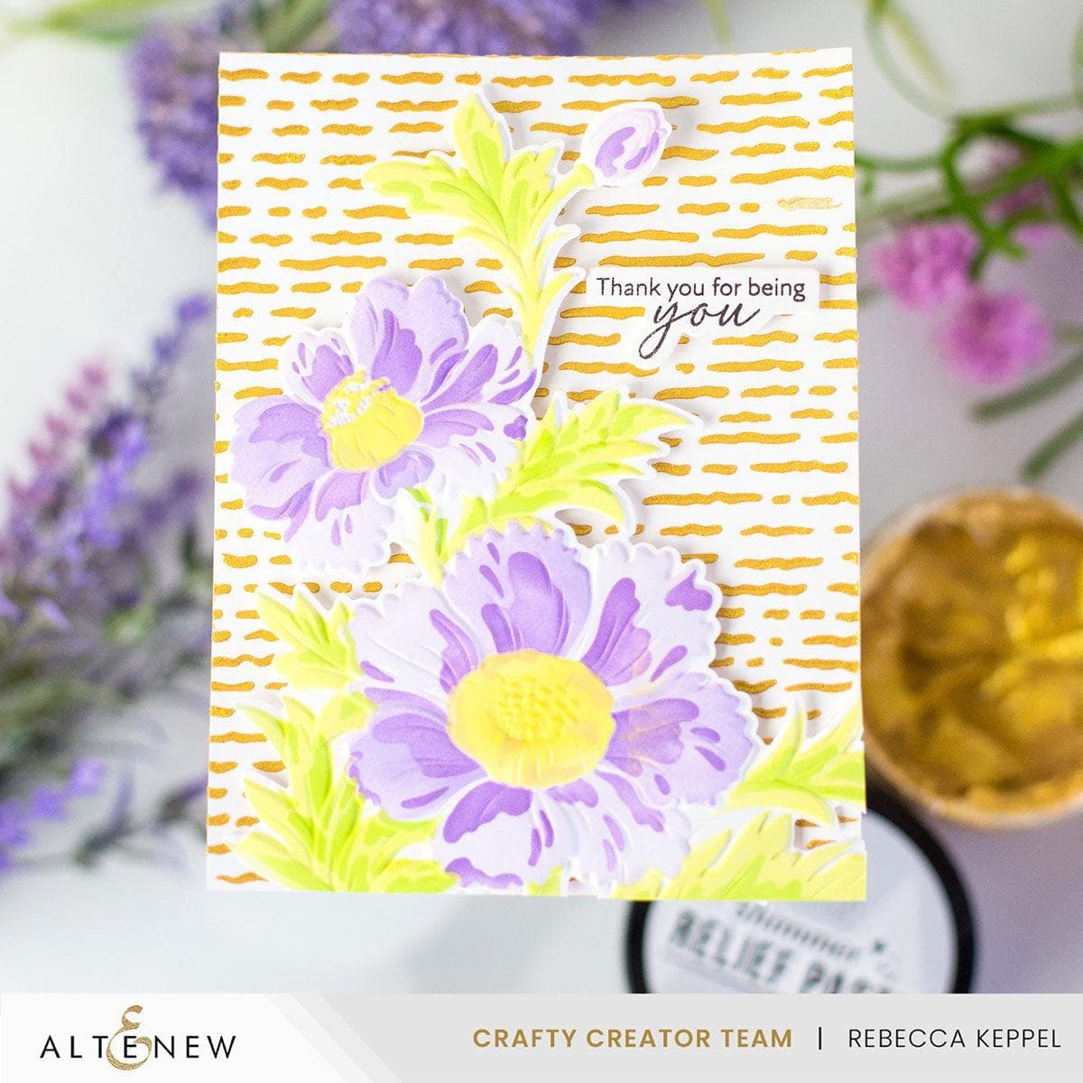 Squiggly Lines Background Stencil 