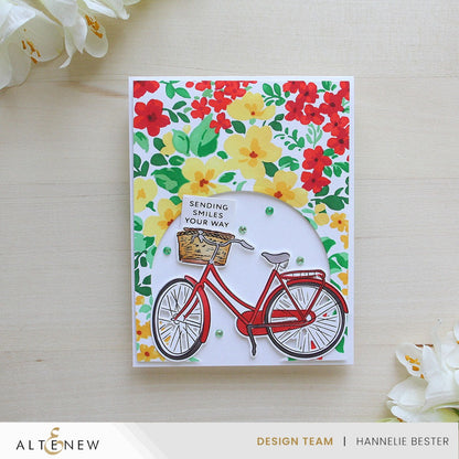 Stencil Art: Ditsy Flowers Wallpaper Layering Stencil Set