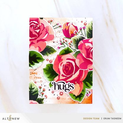 Stencil Art: Romantic Roses Layering Stencil Set