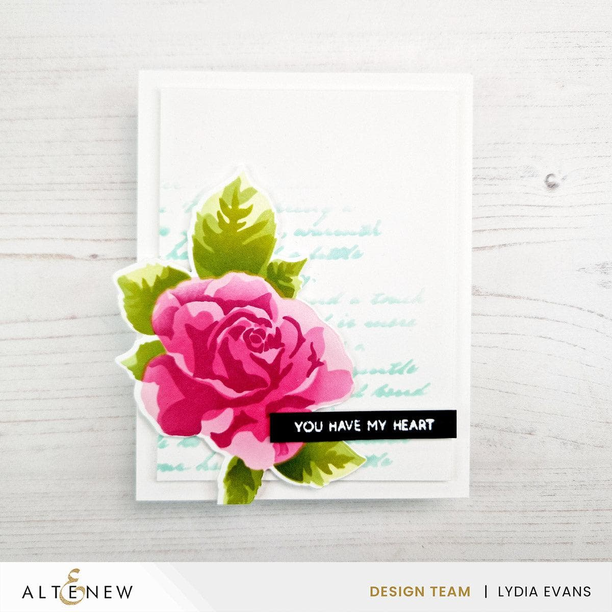 Stencil Art: Romantic Roses Layering Stencil Set