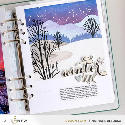 Stencil Art: Serene Landscapes Layering Stencil Set