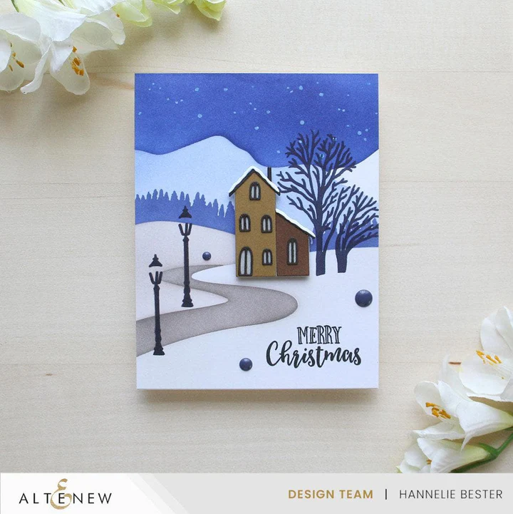 Stencil Art: Serene Landscapes Layering Stencil Set